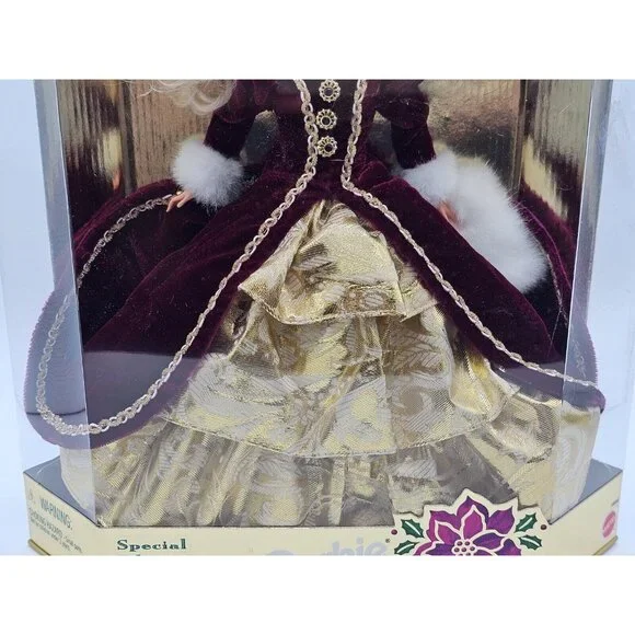 Barbie Holiday 1996 Christmas Happy Holidays Barbie Doll Mattel Special Edition